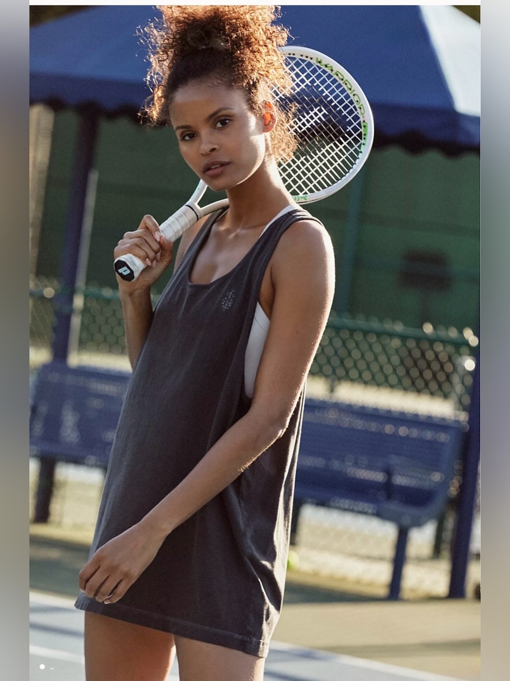 FP Movement by Free People Rundown Tank in faded black
